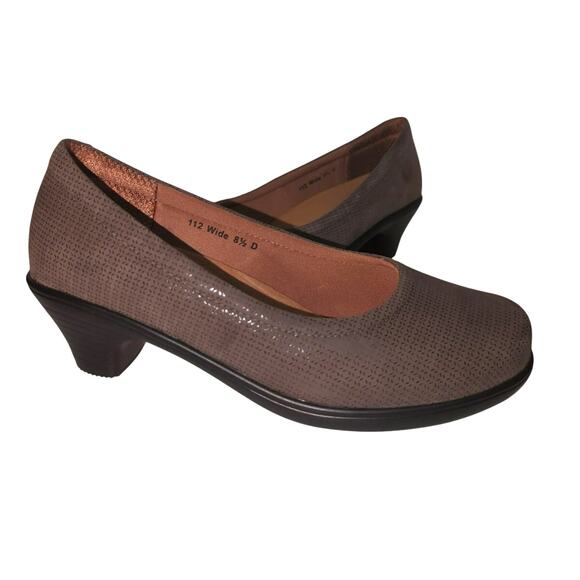 BioHeels By OrthOFeet Dina 112 Grey Pumps Ortho Cushion Womens Size 8.5 D - Picture 1 of 11